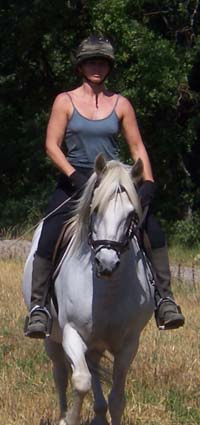 Lissa riding Chula 2009